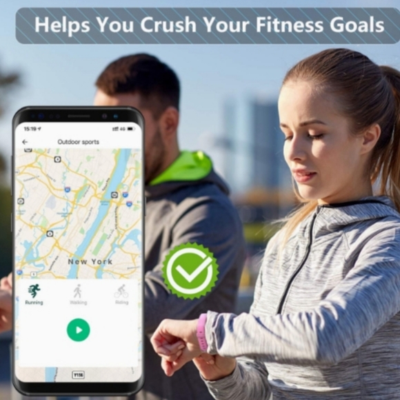 Akasma Fitness Tracker HR, S5 Activity Tracker - Picture 12 of 13